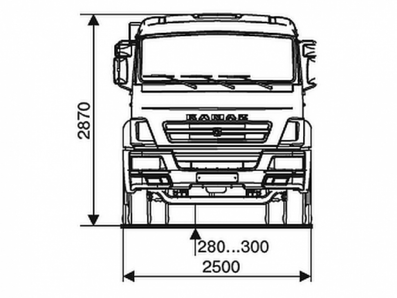 65115-3060-48(А5) Шасси КамАЗ