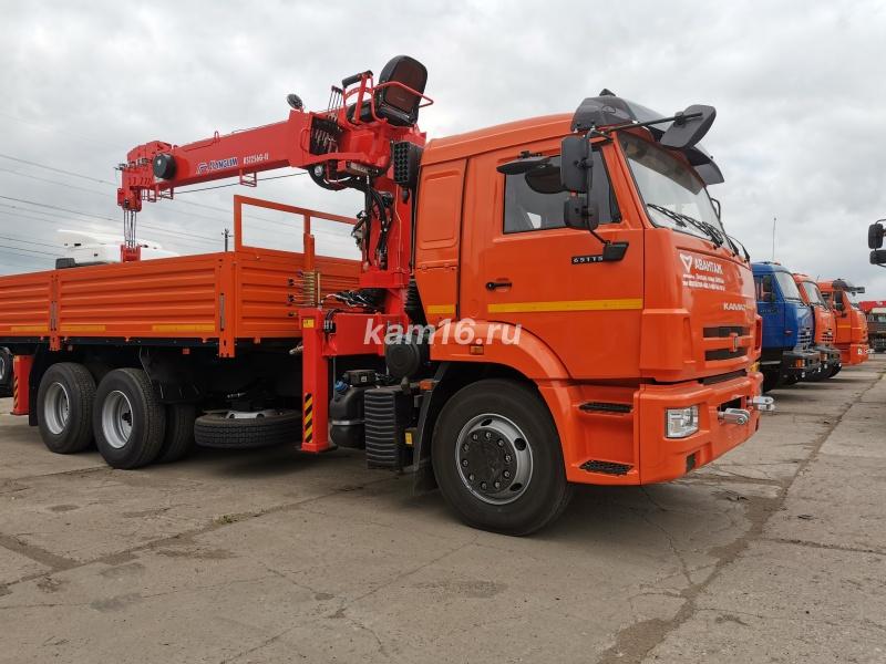 Бортовой Камаз 65115 Е-5 с КМУ Hangil HGC 756 (аналог Kanglim 1256)