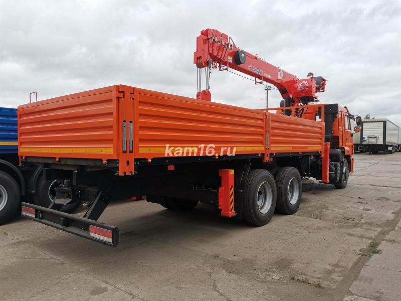 Бортовой Камаз 65115 Е-5 с КМУ Hangil HGC 756 (аналог Kanglim 1256)